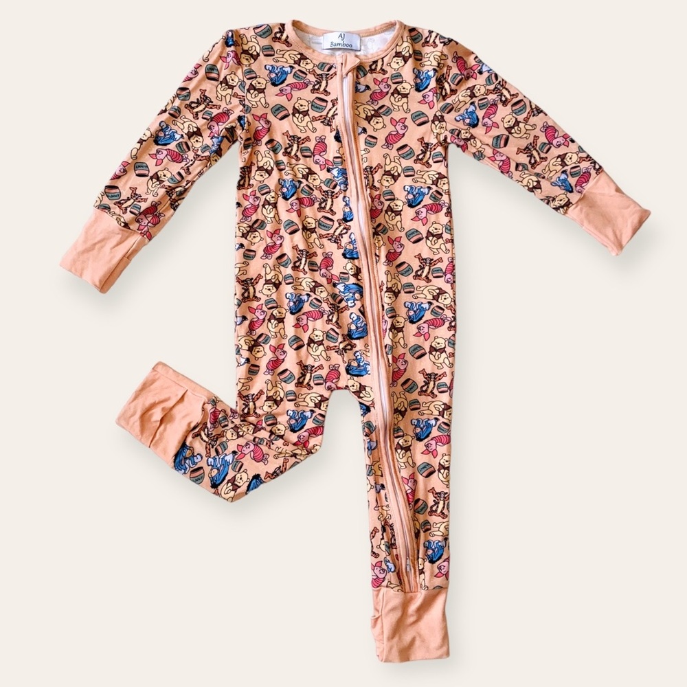 Like New Pooh Bamboo Zippy